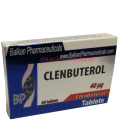 CLENBUTEROL 60tab 0,04mcg/tab  (Balkan Pharmaceuticals)