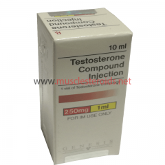 TESTOSTERONE COMPOUND INJECTION 10ml 250mg/ml (Genesis)
